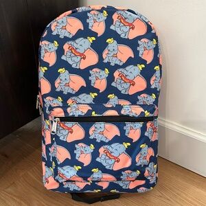 Rare Loungefly Disney Dumbo Print Fullsize Backpack - NWT - Hot Topic Exclusive